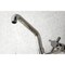 Kingston Brass KS423PN Concord Two-Handle Wall-Mount Kitchen Faucet, Polished Nickel KS423PN - alternate 6